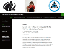 Tablet Screenshot of kravmagaforwomen.com